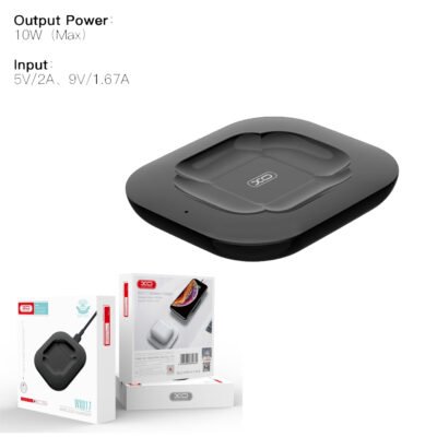 XO WX017 10W Ασύρματη Φόρτιση QC Μαύρο (16.006.0013)