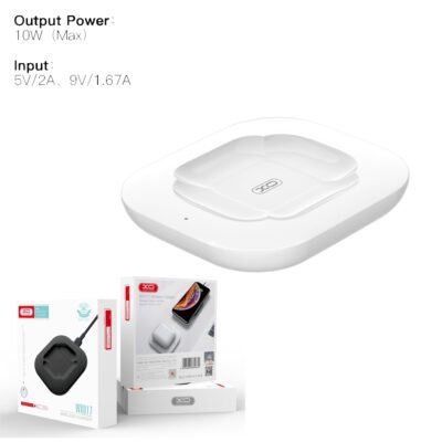 XO WX017 10W Ασύρματη Φόρτιση QC Άσπρο (16.006.0014)
