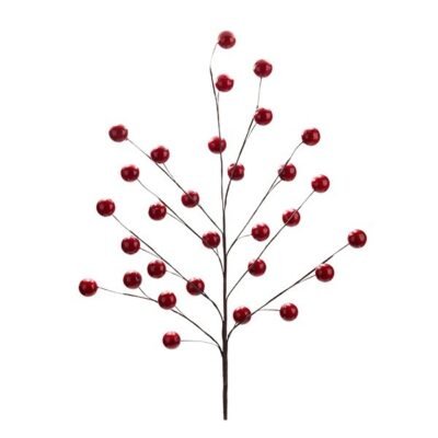 ΚΛΑΔΙ ΜΕ ΜΕΓΑΛΑ ΚΟΚΚΙΝΑ BERRIES, 74cm (600-49431)
