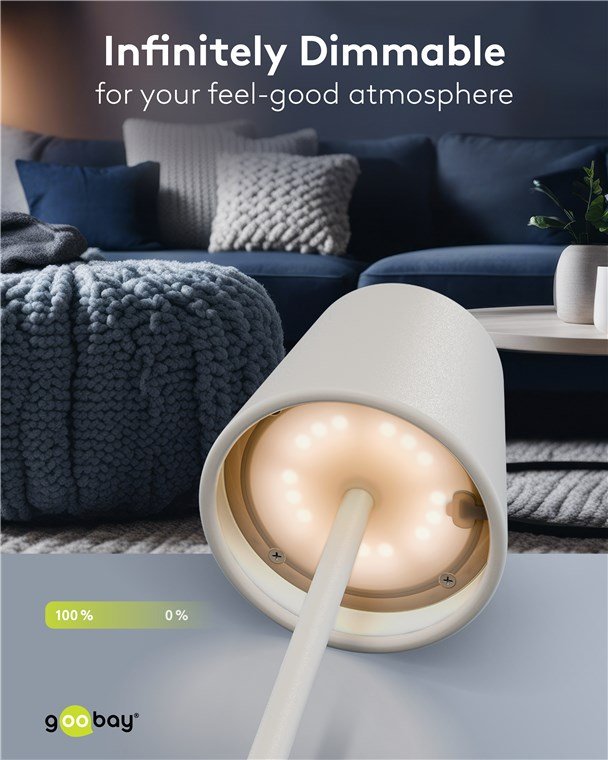 Goobay Ασύρματο Επιτραπέζιο Φωτιστικό LED RGBW 1 m (11.004.0001) - Image 14