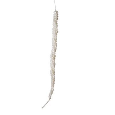 ΣΤΟΛΙΔΙ ΚΡΕΜΑΣΤΟ, ΜΕ ΛΕΥΚΕΣ ΠΕΡΛΕΣ, 40cm (600-49463)