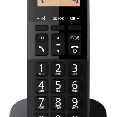 Panasonic KX-TGB610SPB Ασύρματο Τηλέφωνο Μαύρο (31.002.0018)