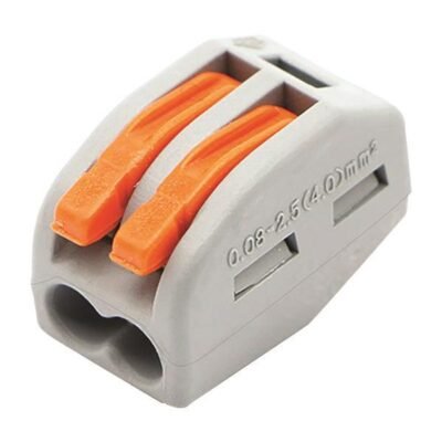 ΚΛΕΜΜΑ PCT-212 2 ΘΕΣΕΩΝ ΜΕ ΥΠΟΔΟΧΗ 0,80-2,5mm 32Α 400V (147-11048)
