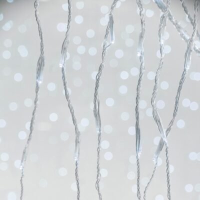 ΚΟΥΡΤΙΝΑ, 240 LED 3mm, 31V ΜΕΤΑΣΧΗΜΑΤΙΣΤΗ, ΠΡΟΓΡΑΜΜΑ SNOWFALL & ΜΝΗΜΗ, ΔΙΑΦΑΝO PVC ΚΑΛΩΔΙΟ, ΛΕΥΚΟ LED (H100 x W200cm, 20 ΣΕΙΡΕΣ x 12 LED), ΠΡΟΕΚΤΑΣΗ ΠΑΡΟΧΗΣ 3m, IP44 (600-17270)