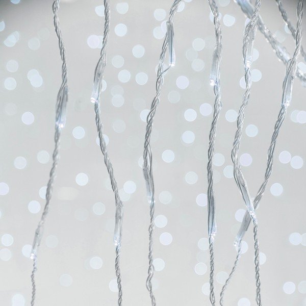 ΚΟΥΡΤΙΝΑ, 240 LED 3mm, 31V ΜΕΤΑΣΧΗΜΑΤΙΣΤΗ, ΠΡΟΓΡΑΜΜΑ SNOWFALL & ΜΝΗΜΗ, ΔΙΑΦΑΝO PVC ΚΑΛΩΔΙΟ, ΛΕΥΚΟ LED (H100 x W200cm, 20 ΣΕΙΡΕΣ x 12 LED), ΠΡΟΕΚΤΑΣΗ ΠΑΡΟΧΗΣ 3m, IP44 (600-17270)