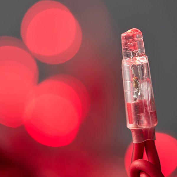 ΣΕΙΡΑ, 100 LED 5mm ΜΕ ΚΑΛΥΜΜΑ, 230V, 3 ΕΠΕΚΤΑΣΕΙΣ ΕΩΣ 9 ΣΕΤ, ΚΟΚΚΙΝΟ ΚΑΟΥΤΣΟΥΚ ΚΑΛΩΔΙΟ, ΚΟΚΚΙΝΟ LED ΑΝΑ 10cm, ΠΡΟΕΚΤΑΣΗ ΠΑΡΟΧΗΣ 1.5m, ΙΡ65 (600-09160) - Image 2