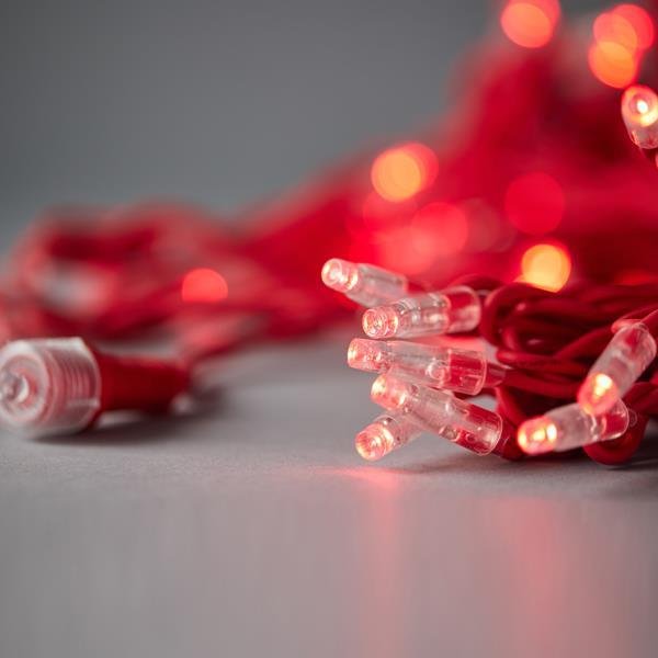 ΣΕΙΡΑ, 100 LED 5mm ΜΕ ΚΑΛΥΜΜΑ, 230V, 3 ΕΠΕΚΤΑΣΕΙΣ ΕΩΣ 9 ΣΕΤ, ΚΟΚΚΙΝΟ ΚΑΟΥΤΣΟΥΚ ΚΑΛΩΔΙΟ, ΚΟΚΚΙΝΟ LED ΑΝΑ 10cm, ΠΡΟΕΚΤΑΣΗ ΠΑΡΟΧΗΣ 1.5m, ΙΡ65 (600-09160)