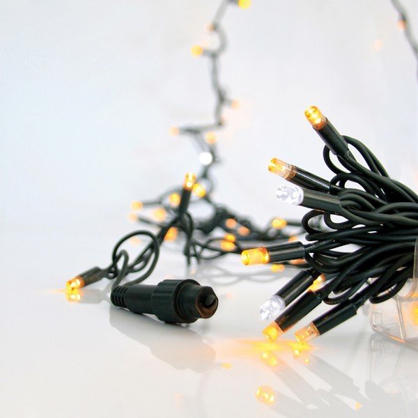 ΣΕΙΡΑ, 100 LED 5mm ΜΕ ΚΑΛΥΜΜΑ, 230V, 2 ΕΠΕΚΤΑΣΕΙΣ ΕΩΣ 9 ΣΕΤ, ΠΡΑΣΙΝΟ ΚΑΟΥΤΣΟΥΚ ΚΑΛΩΔΙΟ, 90 ΘΕΡΜΑ ΛΕΥΚΑ + 10 ΛΕΥΚΑ FLASH LED ΑΝΑ 10cm, ΙΡ65 (ΧΩΡΙΣ ΠΡΟΕΚΤΑΣΗ ΠΑΡΟΧΗΣ) (600-09266)