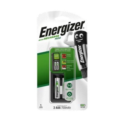 Energizer Mini Φορτιστής με 2× AAA 700mAh Μπαταρίες (01.010.0041)