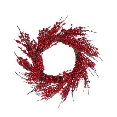 ΣΤΕΦΑΝΙ ΑΠΌ ΜΙΚΡΑ BERRIES ΚΑΙ ΞΕΡΟΚΛΑΔΑ, 50cm (600-49035)