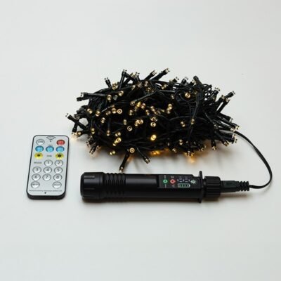 ΣΕΙΡΑ, 400 LED 3mm ΜΕ ΦΟΡΗΤΟ ΦΟΡΤΙΣΤΗ, 24V-31V, ΜΠΑΤΑΡΙΑΣ 1800 mAh, 8 ΠΡΟΓΡΑΜΜΑΤΑ, ΤΗΛΕΧΕΙΡΙΣΤΗΡΙΟ (TIMER & DIMMER), ΠΡΑΣΙΝΟ PVC ΚΑΛΩΔΙΟ, ΘΕΡΜΟ ΛΕΥΚΟ LED ΑΝΑ 10cm, ΠΡΟΕΚΤΑΣΗ ΠΑΡΟΧΗΣ 3m, IP44 (600-19180)