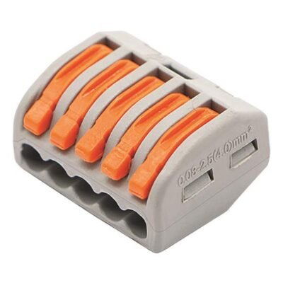 ΚΛΕΜΜΑ PCT-215 5 ΘΕΣΕΩΝ ΜΕ ΥΠΟΔΟΧΗ 0,80-2,5mm 32Α 400V (147-11050)
