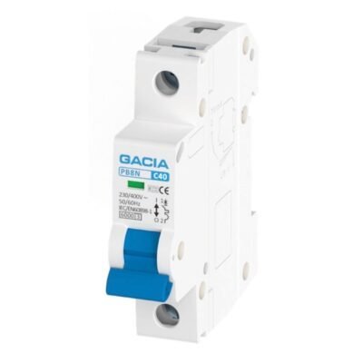 ΑΥΤΟΜΑΤΑΚΙ ΔΙΠΟΛΙΚΟ 2X20A 1P+N 6kA C GACIA (500-43043)