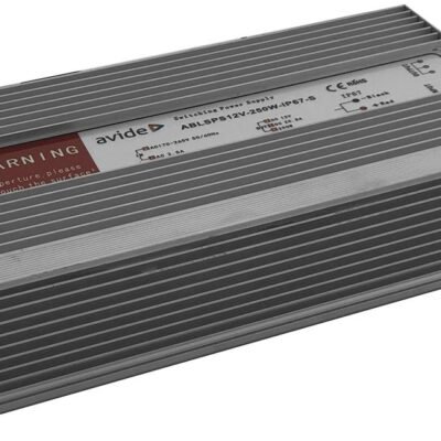 Avide Τροφοδοτικό Ταινιών LED 12V 250W IP67 Slim (15.001.1823)