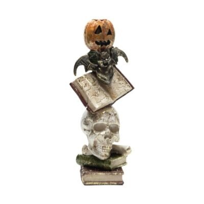 ΚΗΡΟΠΗΓΙΟ ΠΟΛΥΡΕΖΙΝ, HALLOWEEN, ME ΝΥΧΤΕΡΙΔΑ ΚΑΙ ΝΕΚΡΟΚΕΦΑΛΗ, 13×10.50×30.50cm (600-49634)
