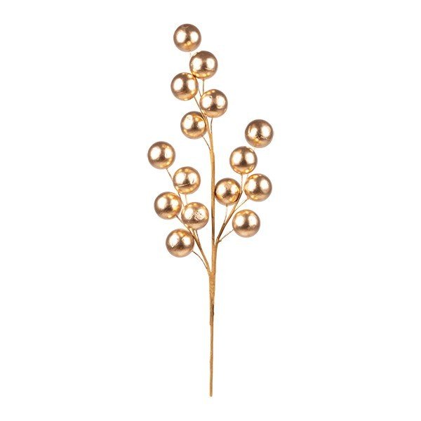 ΚΛΑΔΙ ΜΠΟΥΚΕΤΟ ΜΕ ΜΑΤ ΧΡΥΣΑ BERRIES (600-49299)