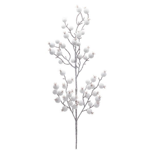 ΚΛΑΔΙ ΧΙΟΝΙΣΜΕΝΟ ΜΕ BERRIES, 75cm (600-49406)