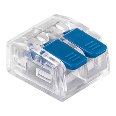 ΚΛΕΜΜΑ SL-412 2 ΘΕΣΕΩΝ ΜΕ ΥΠΟΔΟΧΗ 0,20-4mm 32Α 400V ΜΠΛΕ (147-11060)