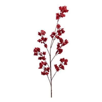 ΚΛΑΔΙ ΜΕ ΜΕΤΑΛΛΙΖΕ ΚΟΚΚΙΝΑ ΜΟΥΡΑ, 69cm (600-49417)