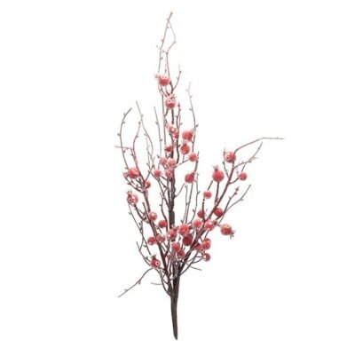 ΚΛΑΔΙ ΜΕ ΠΑΓΩΜΕΝΑ BERRIES ΚΑΙ ΚΑΦΕ ΚΛΑΔΙΑ, 72cm (600-49246)