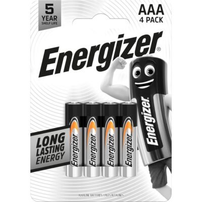ENERGIZER Everyday Αλκαλική Μπαταρία LR03 AAA 4τμχ (01.001.0177)