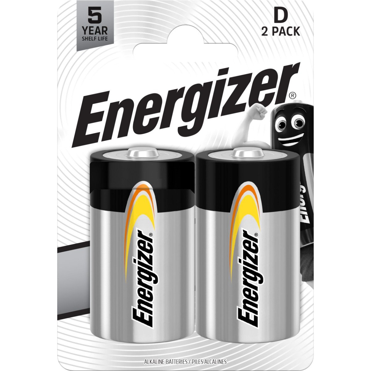 ENERGIZER Everyday Αλκαλική Μπαταρία LR20 D BL2 (01.001.0179)