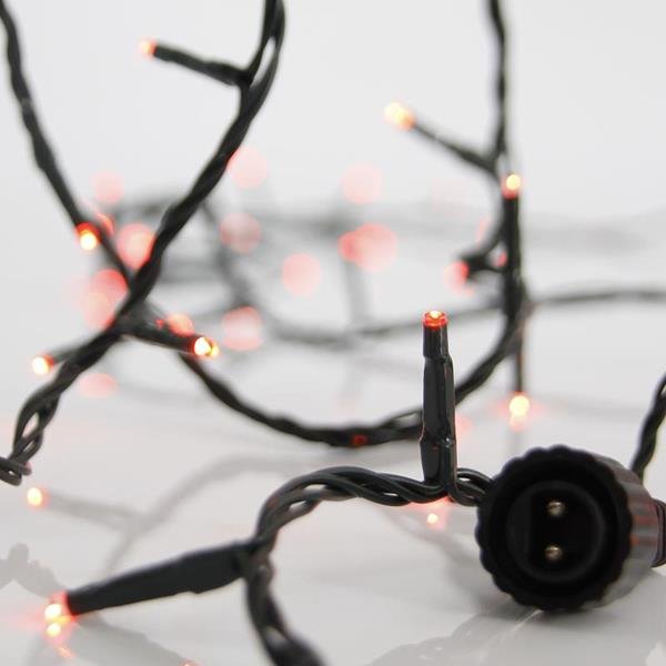 ΣΕΙΡΑ, 100 LED 3mm, 31V ΜΕΤΑΣΧΗΜΑΤΙΣΤΗ, 4 ΕΠΕΚΤΑΣΕΙΣ ΕΩΣ 3 ΣΕΤ, ΠΡΑΣΙΝΟ PVC ΚΑΛΩΔΙΟ, ΚΟΚΚΙΝΟ LED ΑΝΑ 5cm, ΠΡΟΕΚΤΑΣΗ ΠΑΡΟΧΗΣ 3m, ΙΡ44 (600-11333)