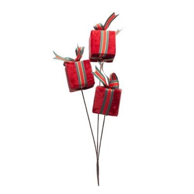 ΚΛΑΔΙ ΜΕ ΤΡΙΑ ΒΕΛΟΥΔΙΝΑ ΔΩΡΑΚΙΑ, 59cm (600-49439)