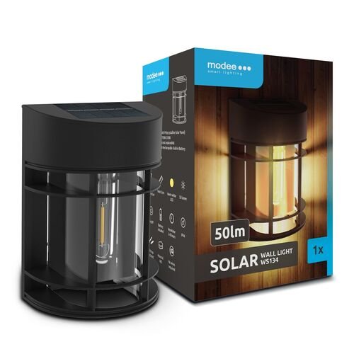 Modee Lighting LED Ηλιακό Φωτιστικό Τοίχου WS134 50lm (40.002.0048)