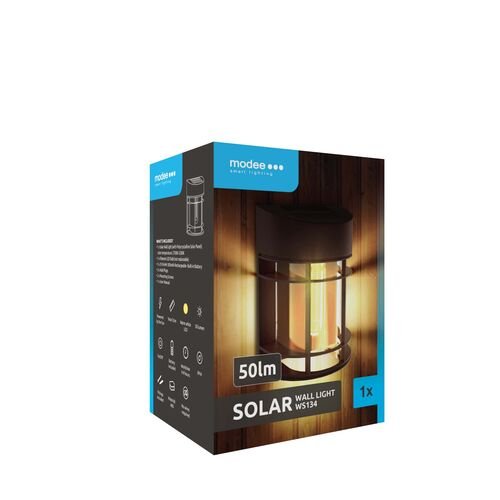 Modee Lighting LED Ηλιακό Φωτιστικό Τοίχου WS134 50lm (40.002.0048) - Image 4