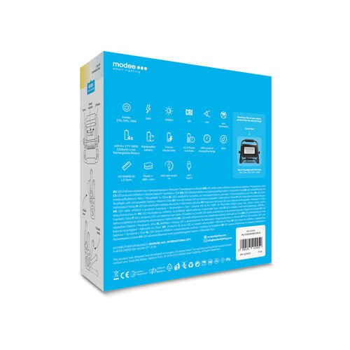 Modee Επαγγελματικός Προβολέας LED Εργασίας 30W 120° 4000K 8800mAh (40.001.0079) - Image 5