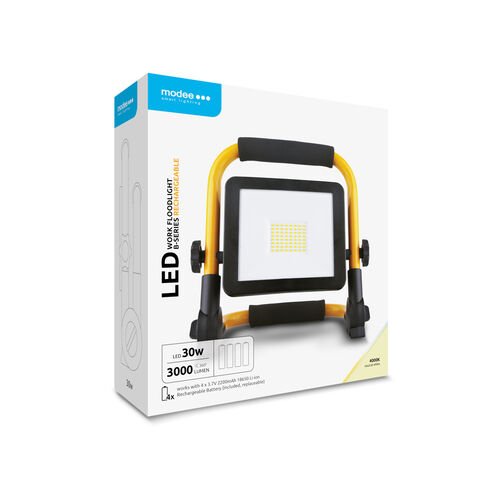 Modee Επαγγελματικός Προβολέας LED Εργασίας 30W 120° 4000K 8800mAh (40.001.0079) - Image 2