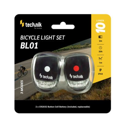 Technik  Σετ Φώτα Ποδηλάτου Σιλικόνης (41.005.0006)