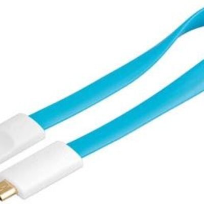 Goobay Καλώδιο USB 2.0 Male σε USB Micro B 0.2m 95906 (07.002.0004)