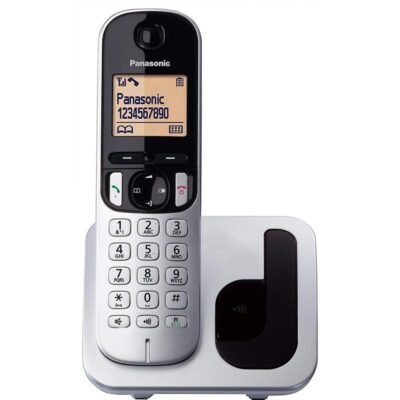Panasonic KX-TGC210 Ασύρματο Τηλέφωνο Με Ηχείο Ασημί (31.002.0011)