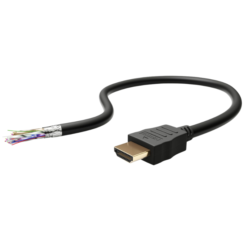Goobay Καλώδιο HDMI Ethernet Υψηλής Ταχύτητας 4K/60Hz 18Gbit/s Μαύρο 0,5μ 80096 (11.002.0029) - Image 2