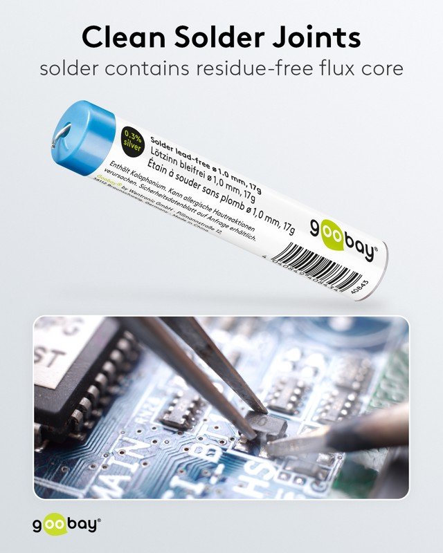 Goobay Σωληνάριο Κόλλησης Χωρίς Μόλυβδο 1.0mm 17g (11.006.0001) - Image 5
