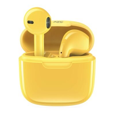 ATC-25 TWS Ασύρματα Ακουστικά Bluetooth Κίτρινο (20.001.0011)