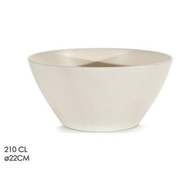 Μπολ μελαμίνης μπεζ 210cl φ22cm. [77588442]
