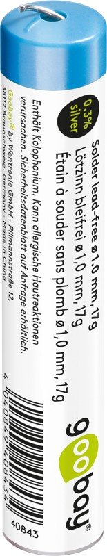 Goobay Σωληνάριο Κόλλησης Χωρίς Μόλυβδο 1.0mm 17g (11.006.0001)