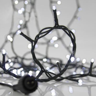 ΣΕΙΡΑ, 700 LED 3mm, 31V & 12W ΜΕΤΑΣΧΗΜΑΤΙΣΤΗ (In. 100-270V), 4 ΕΠΕΚΤΑΣΕΙΣ ΕΩΣ 2 ΣΕΤ, ΠΡΑΣΙΝΟ PVC ΚΑΛΩΔΙΟ, ΛΕΥΚΟ LED ΑΝΑ 5cm, ΠΡΟΕΚΤΑΣΗ ΠΑΡΟΧΗΣ 3m, ΙΡ44 (ROLL PACK) (600-15560)