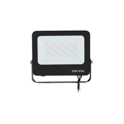 ΠΡΟΒΟΛΕΑΣ LED 50W SMD RGBW 100-265V IP66 ΜΑΥΡΟΣ PLUS (147-69391)