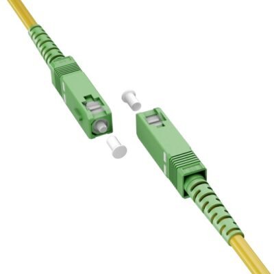 Goobay Καλώδιο Οπτικής Ίνας FTTH Μονής Λειτουργίας OS2 Κίτρινο 0.5μ (11.001.0022)
