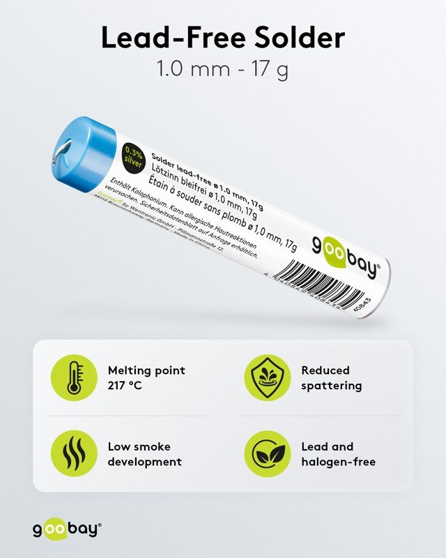 Goobay Σωληνάριο Κόλλησης Χωρίς Μόλυβδο 1.0mm 17g (11.006.0001) - Image 6
