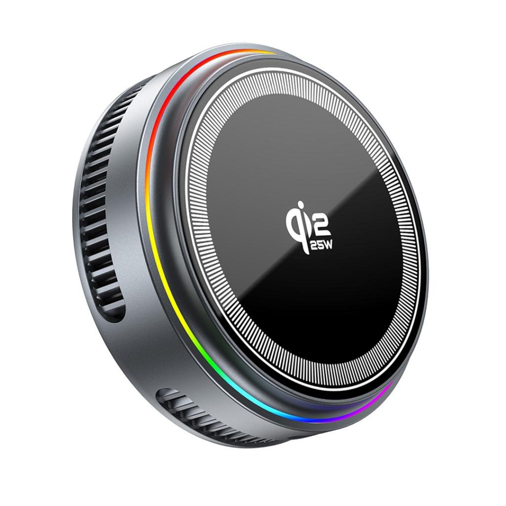 XO CX043 Smart Ασύρματος Φορτιστής με Ψύξη 25W & LED (16.006.0415) - Image 4