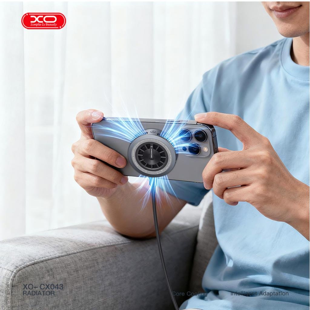 XO CX043 Smart Ασύρματος Φορτιστής με Ψύξη 25W & LED (16.006.0415) - Image 8