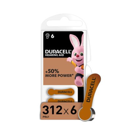 Duracell Activair Βαρηκοΐας DA312 (6τμχ) (01.008.0015)