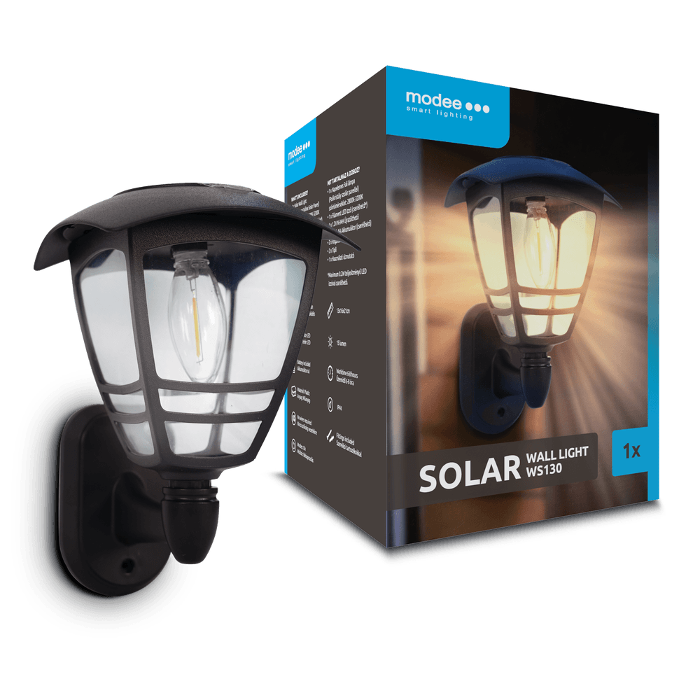 Modee Lighting LED Ηλιακό Φωτιστικό Τοίχου WS130 (40.002.0055)