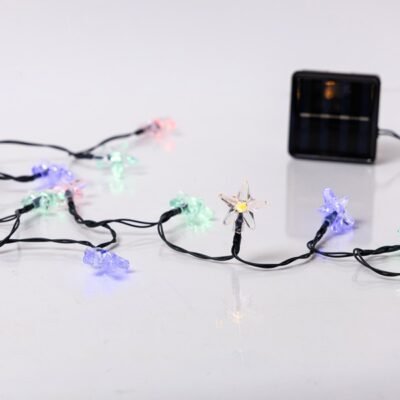 ΣΕΙΡΑ, 60 LED 5mm, ΠΛΑΣΤΙΚΑ ΑΣΤΕΡΙΑ, ΗΛΙΑΚΟ ΣΥΛΛΕΚΤΗ ΜΕ ΑΙΣΘΗΤΗΡΑ ΦΩΤΟΣ, 8 ΠΡΟΓΡΑΜΜΑΤΑ, ΠΡΑΣΙΝΟ PVC ΚΑΛΩΔΙΟ, ΧΡΩΜΑΤΙΣΤΟ LED ΑΝΑ 10cm, ΠΡΟΕΚΤΑΣΗ ΠΑΡΟΧΗΣ 60cm, IP20 (600-04781)