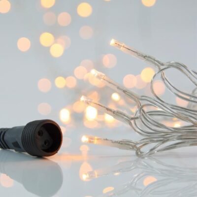 ΣΕΙΡΑ, 100 LED 3mm, 31V ΜΕΤΑΣΧΗΜΑΤΙΣΤΗ, 4 ΕΠΕΚΤΑΣΕΙΣ ΕΩΣ 3 ΣΕΤ, ΔΙΑΦΑΝΟ PVC ΚΑΛΩΔΙΟ, ΘΕΡΜΟ ΛΕΥΚΟ LED ΑΝΑ 5cm, ΠΡΟΕΚΤΑΣΗ ΠΑΡΟΧΗΣ 3m, ΙP44 (600-15221)